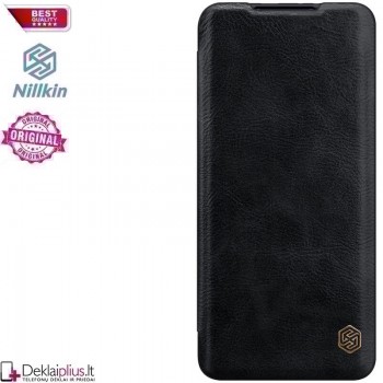Odinis Nillkin qin serijos dėklas - juodas (telefonams Xiaomi Mi 11) Odinis Nillkin qin serijos dėklas - juodas (telefonams Xiaomi Mi 11)
